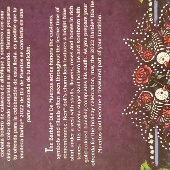 Barbie Dia de Muertos 2022 Barbie Collector Doll - Picture 11 of 11
